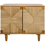 Brook Teak Wood Sideboard With 2 Doors Sideboards LOOMLAN By Noir