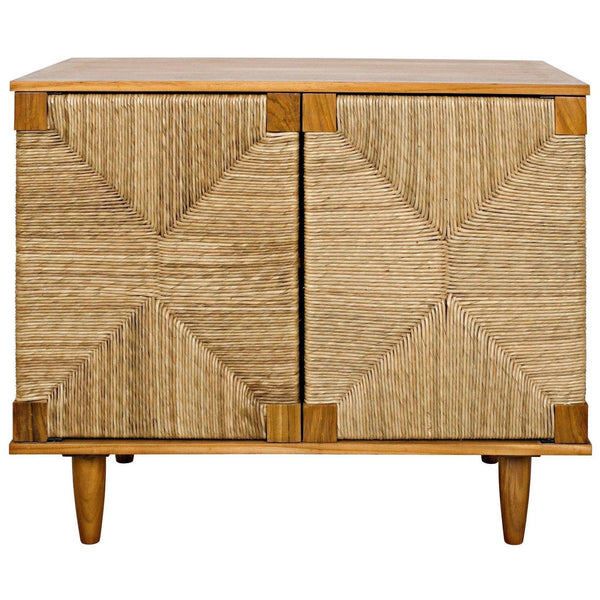 Brook Teak Wood Sideboard With 2 Doors Sideboards LOOMLAN By Noir