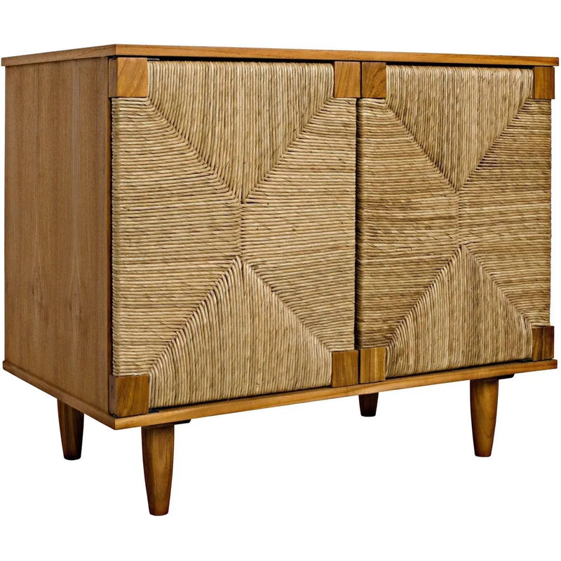 Brook Teak Wood Sideboard With 2 Doors Sideboards LOOMLAN By Noir