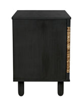 Brook Wood Black Sideboard With 2 Doors Sideboards LOOMLAN By Noir