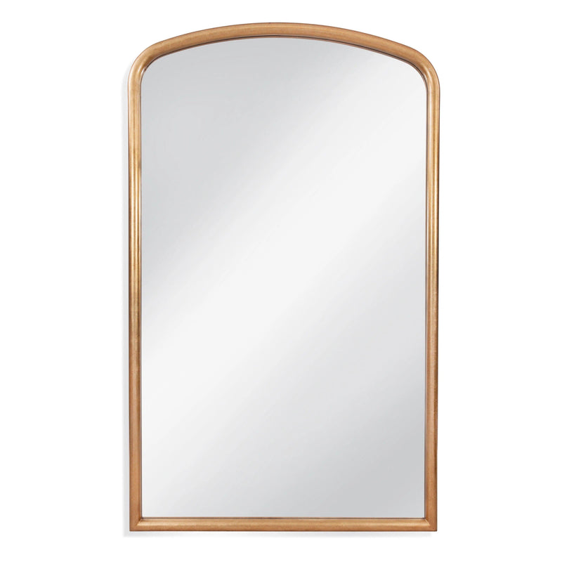 Brookings Metal Gold Vertical Floor Mirror Floor Mirrors LOOMLAN By Bassett Mirror