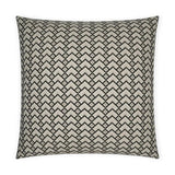 Brookland Black Large Throw Pillow With Insert Throw Pillows LOOMLAN By D.V. Kap