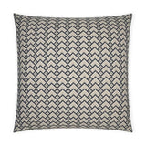 Brookland Navy Large Throw Pillow With Insert Throw Pillows LOOMLAN By D.V. Kap