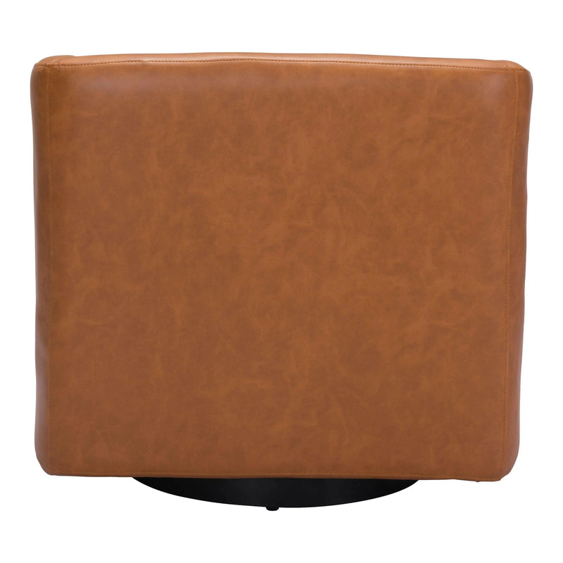 Brooks Accent Chair Brown Club Chairs LOOMLAN By Zuo Modern