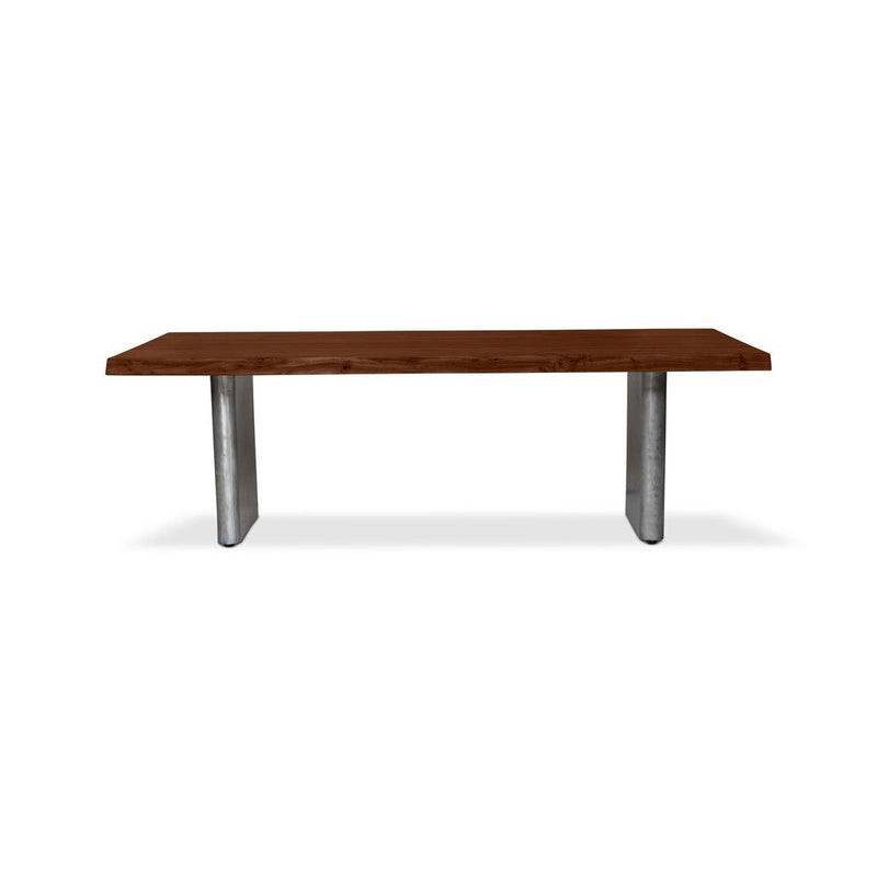 Brooks Cast Slab Base Rectangular Dining Table Dining Tables LOOMLAN By Urbia