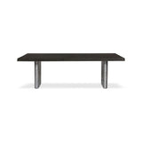 Brooks Cast Slab Base Rectangular Dining Table Dining Tables LOOMLAN By Urbia