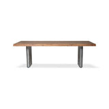 Brooks Cast Slab Base Rectangular Dining Table Dining Tables LOOMLAN By Urbia