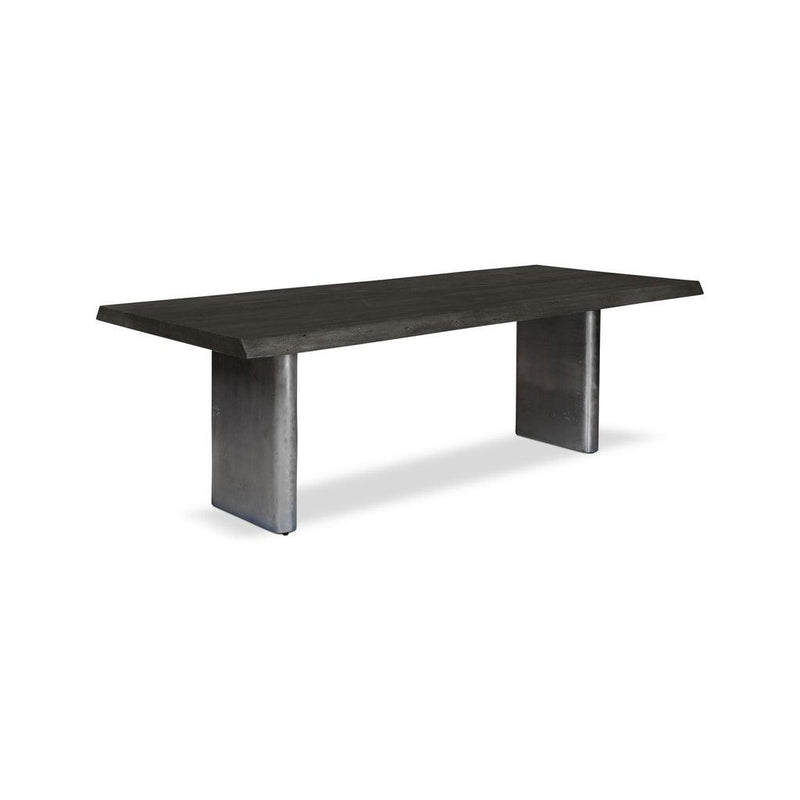 Brooks Cast Slab Base Rectangular Dining Table Dining Tables LOOMLAN By Urbia