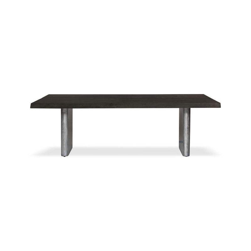 Brooks Cast Slab Base Rectangular Dining Table Dining Tables LOOMLAN By Urbia