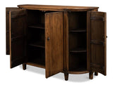 Brooks Demilune Brown Sideboards LOOMLAN By Sarreid