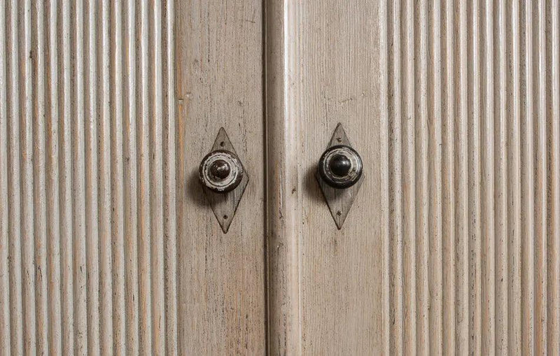 Brooks Demilune Stone Grey Sideboards LOOMLAN By Sarreid