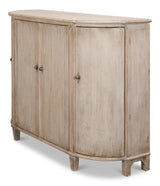 Brooks Demilune Stone Grey Sideboards LOOMLAN By Sarreid