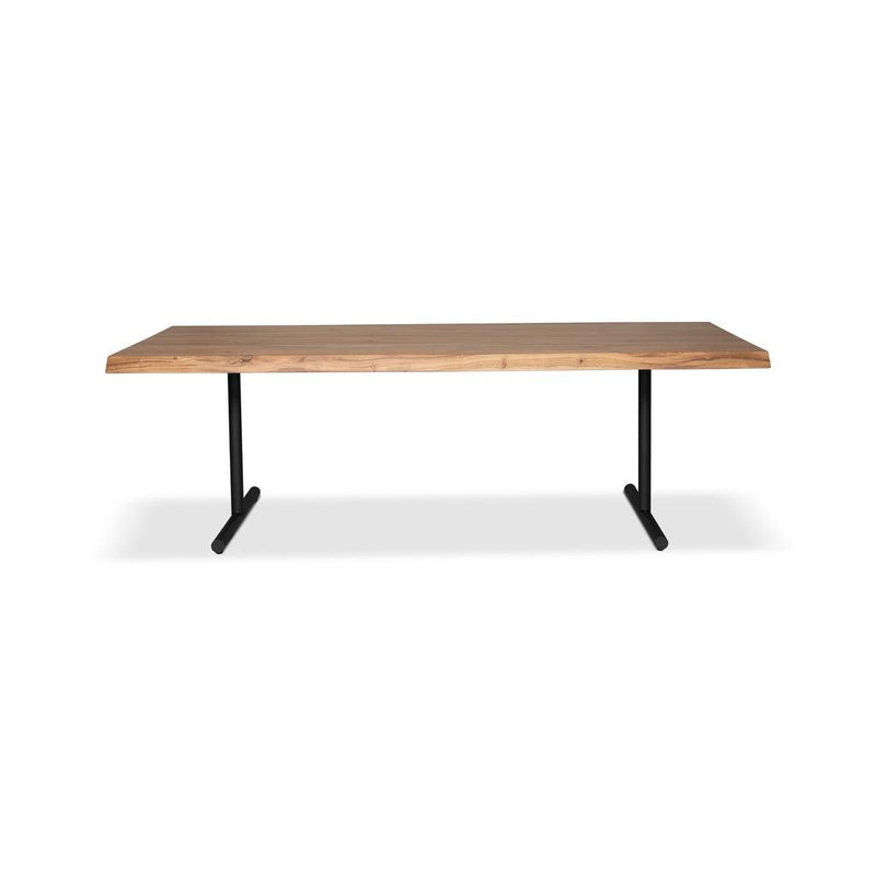 Brooks T Base Wooden Rectangular Dining Table Dining Tables LOOMLAN By Urbia