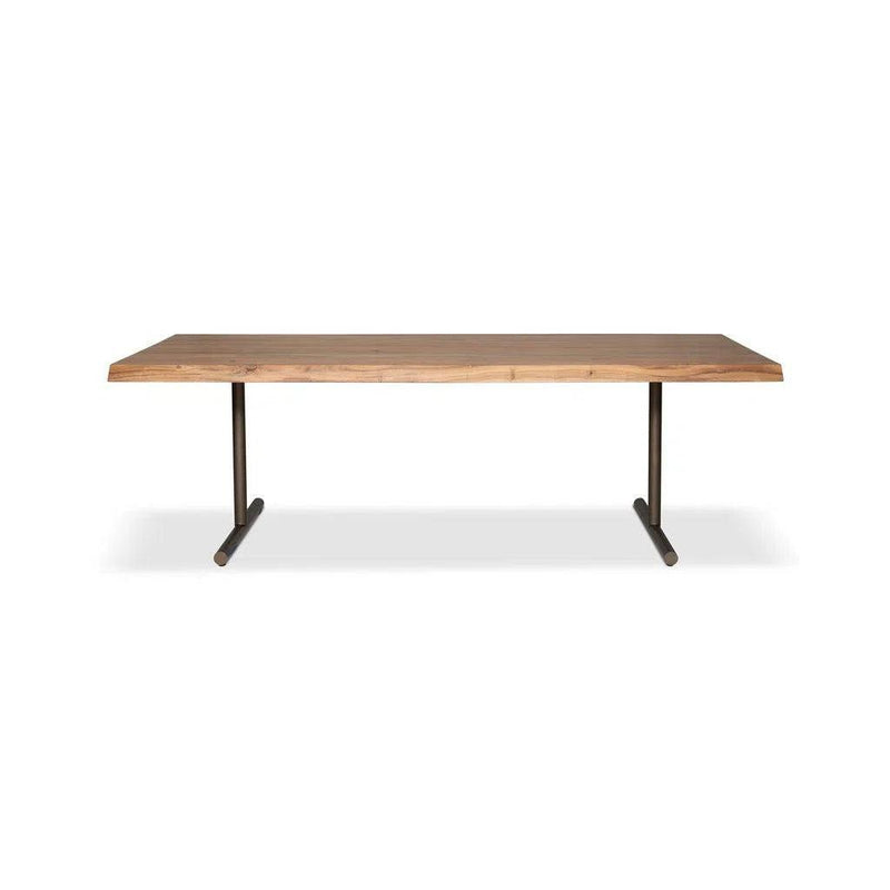 Brooks T Base Wooden Rectangular Dining Table Dining Tables LOOMLAN By Urbia