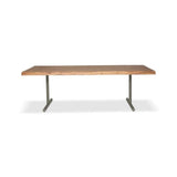 Brooks T Base Wooden Rectangular Dining Table Dining Tables LOOMLAN By Urbia