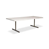 Brooks T Base Wooden Rectangular Dining Table Dining Tables LOOMLAN By Urbia