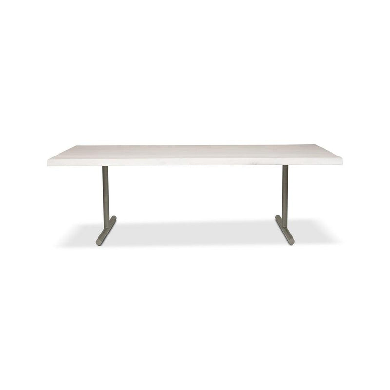 Brooks T Base Wooden Rectangular Dining Table Dining Tables LOOMLAN By Urbia