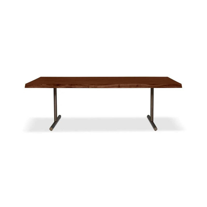 Brooks T Base Wooden Rectangular Dining Table Dining Tables LOOMLAN By Urbia