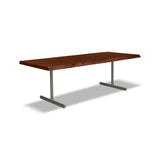 Brooks T Base Wooden Rectangular Dining Table Dining Tables LOOMLAN By Urbia