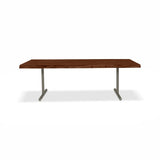 Brooks T Base Wooden Rectangular Dining Table Dining Tables LOOMLAN By Urbia