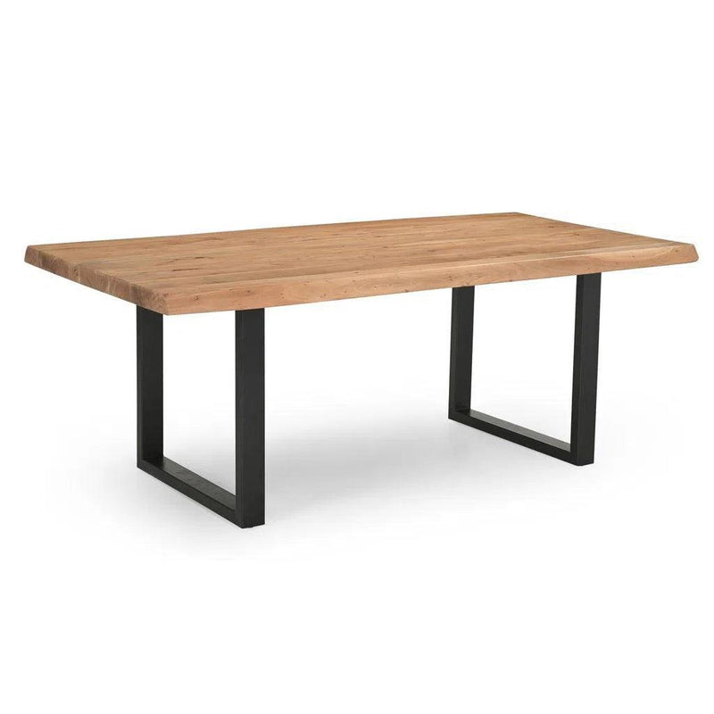 Brooks U Base Wooden Rectangular Dining Table Dining Tables LOOMLAN By Urbia