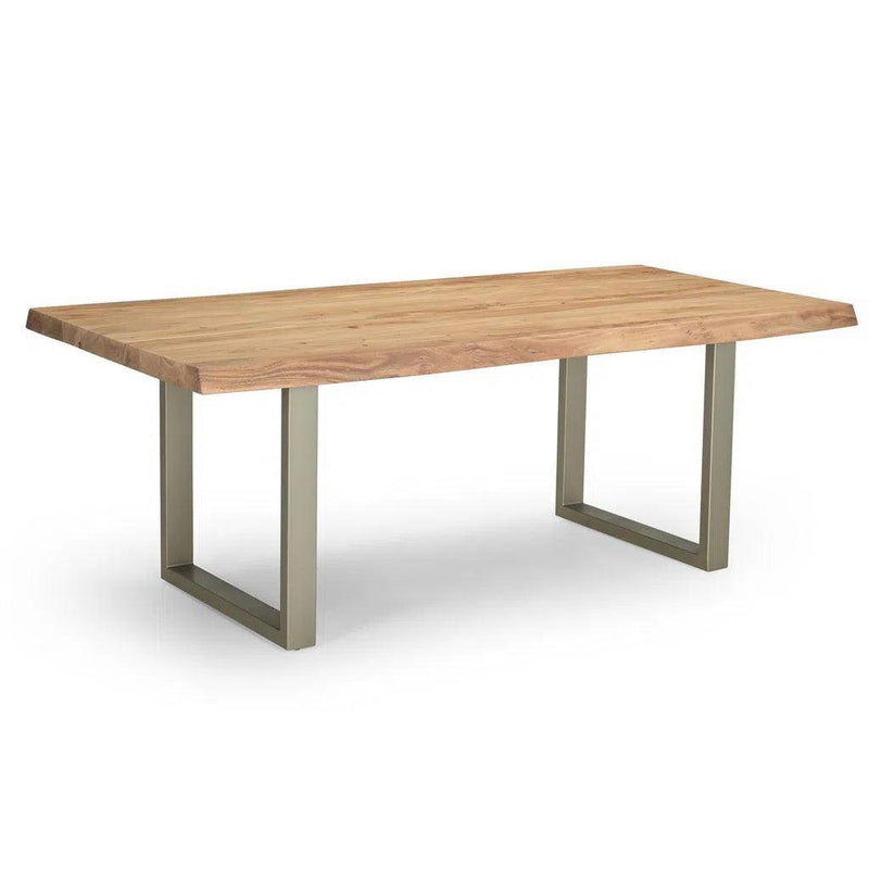 Brooks U Base Wooden Rectangular Dining Table Dining Tables LOOMLAN By Urbia