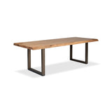 Brooks U Base Wooden Rectangular Dining Table Dining Tables LOOMLAN By Urbia