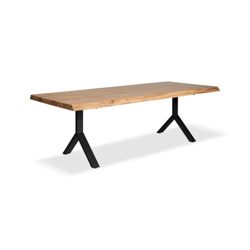 Brooks Y Base Wooden Rectangular Dining Table Dining Tables LOOMLAN By Urbia