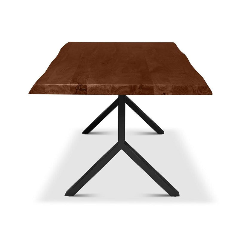 Brooks Y Base Wooden Rectangular Dining Table Dining Tables LOOMLAN By Urbia