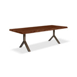 Brooks Y Base Wooden Rectangular Dining Table Dining Tables LOOMLAN By Urbia