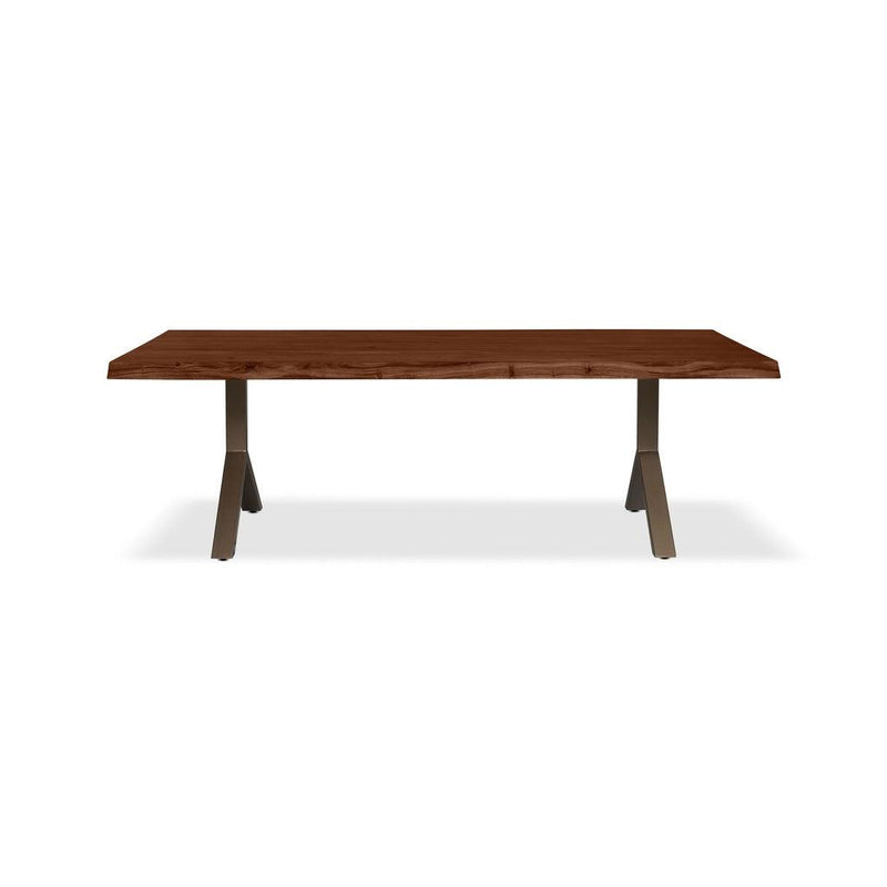 Brooks Y Base Wooden Rectangular Dining Table Dining Tables LOOMLAN By Urbia