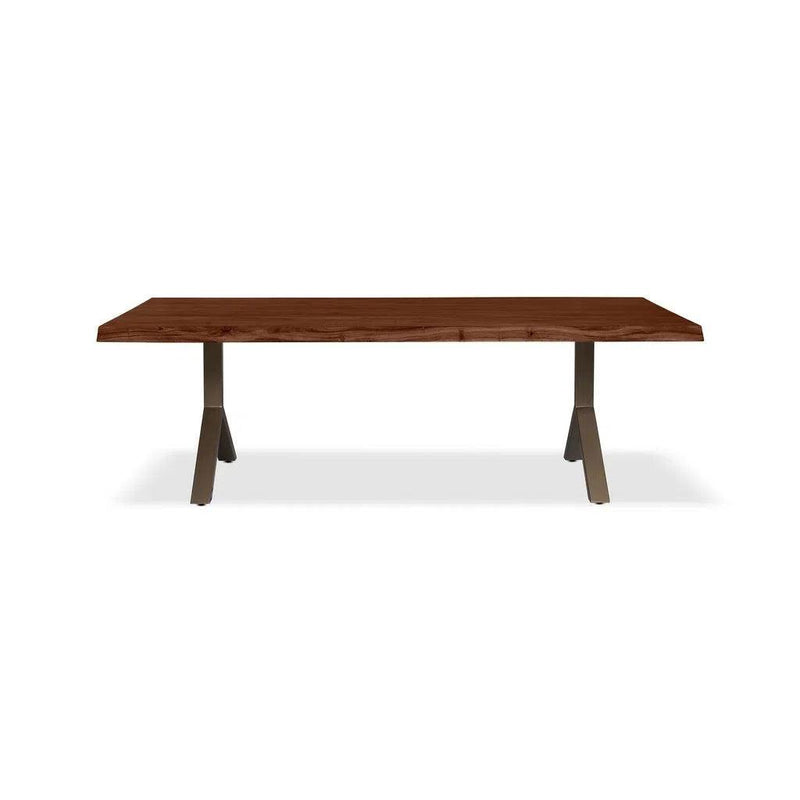 Brooks Y Base Wooden Rectangular Dining Table Dining Tables LOOMLAN By Urbia