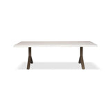 Brooks Y Base Wooden Rectangular Dining Table Dining Tables LOOMLAN By Urbia