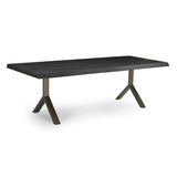 Brooks Y Base Wooden Rectangular Dining Table Dining Tables LOOMLAN By Urbia