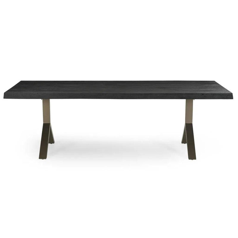 Brooks Y Base Wooden Rectangular Dining Table Dining Tables LOOMLAN By Urbia