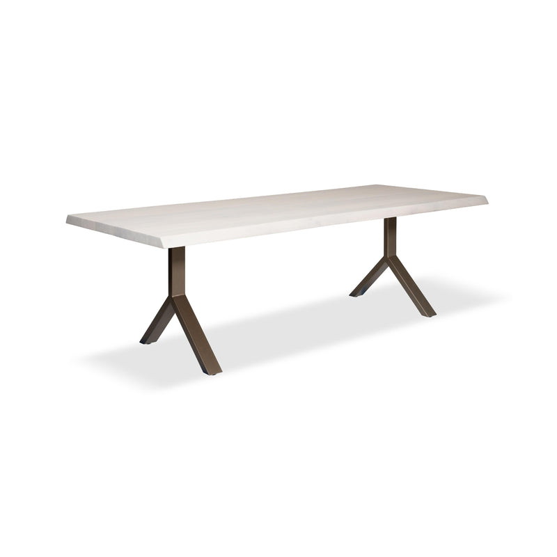 Brooks Y Base Wooden Rectangular Dining Table