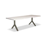 Brooks Y Base Wooden Rectangular Dining Table Dining Tables LOOMLAN By Urbia