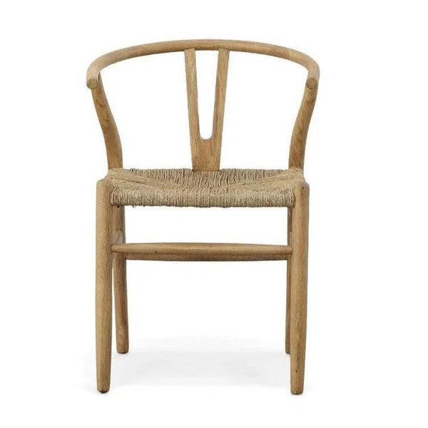 Broomstick Wood Framed Armless Dining Chair