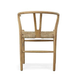 Broomstick Wood Framed Armless Dining Chair