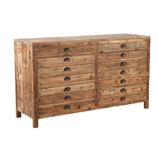 Brown Medium Apothecary Chest Chests LOOMLAN By Furniture Classics