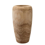 Brown Paulownia Wood Ojai Wooden Vase Vases & Jars LOOMLAN By Jamie Young