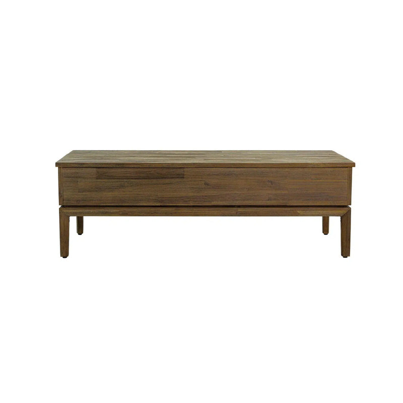 Brown Rectangle Coffee Table Lift Top and Storage Coffee Tables LOOMLAN By LH Imports