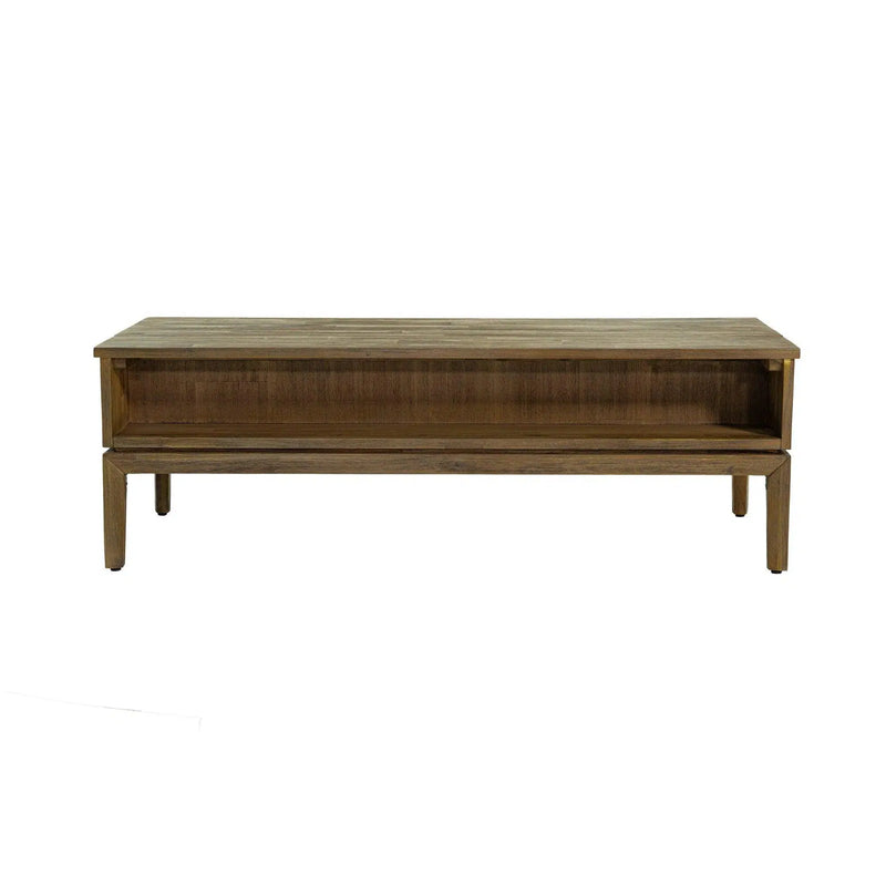 Brown Rectangle Coffee Table Lift Top and Storage Coffee Tables LOOMLAN By LH Imports