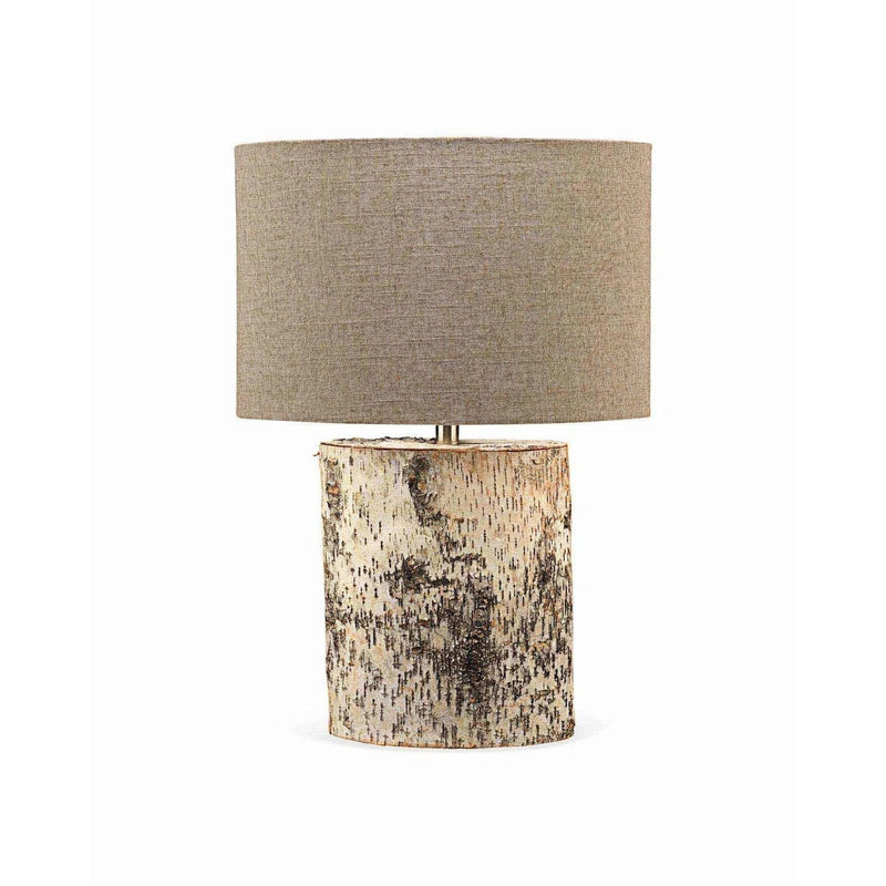 Brown Resin Birch Veneer Tree Forrester Table Lamp Table Lamps LOOMLAN By Jamie Young