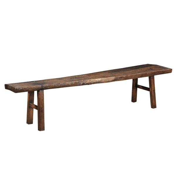 Brown Simple Antique Bench Bedroom Benches LOOMLAN By Furniture Classics