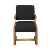 Bruce Teak Wood Arm Chair Club Chairs LOOMLAN By Noir