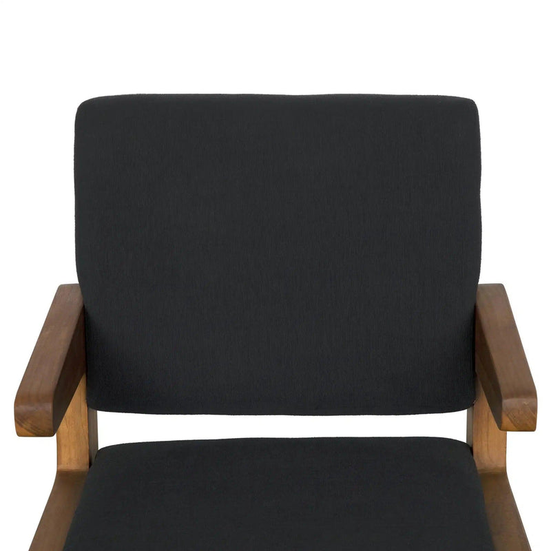 Bruce Teak Wood Arm Chair Club Chairs LOOMLAN By Noir