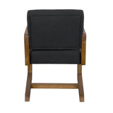 Bruce Teak Wood Arm Chair Club Chairs LOOMLAN By Noir