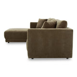 Bryn Polyester Upholstered Sectional Left Modular Sofas LOOMLAN By Moe's Home