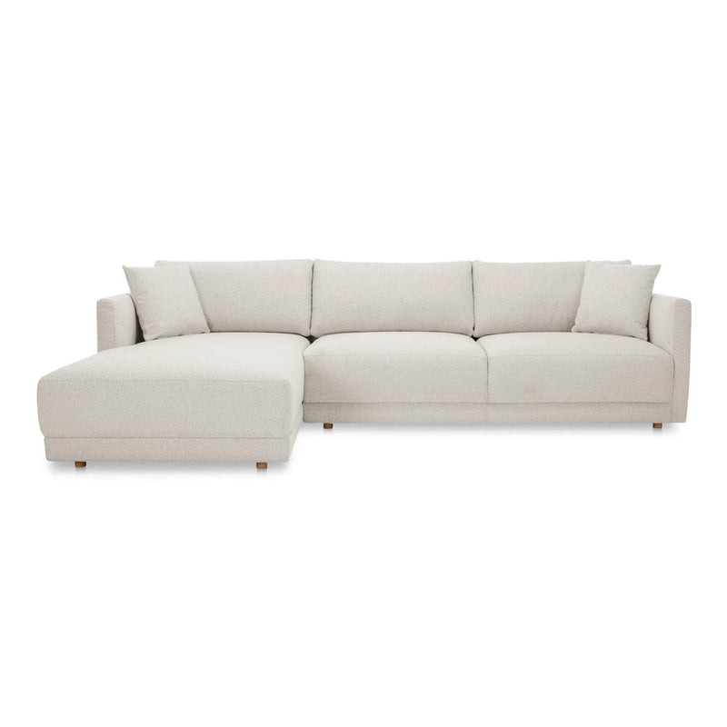 Bryn Polyester Upholstered Sectional Left Modular Sofas LOOMLAN By Moe's Home